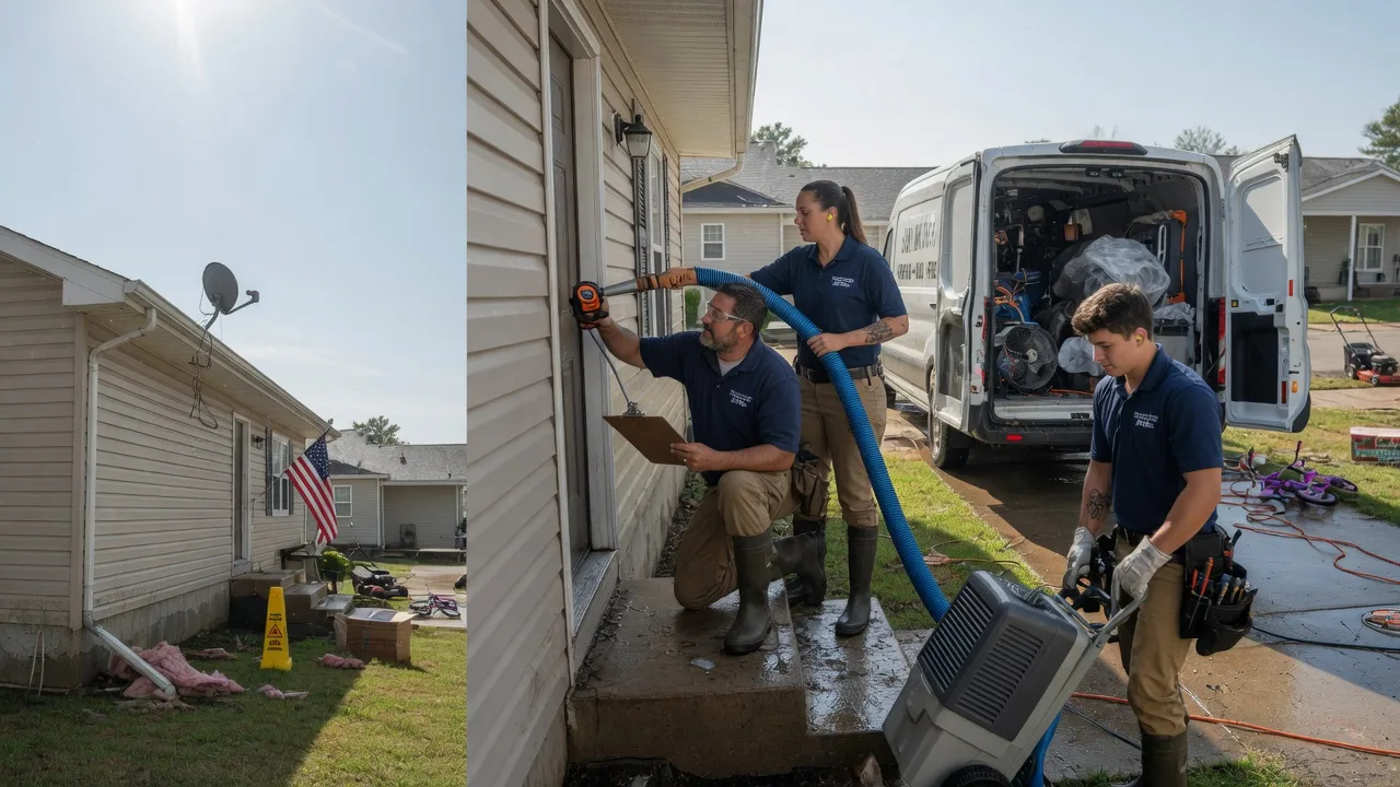 Ceiling Water Damage Restoration in Exeter, MO near me
